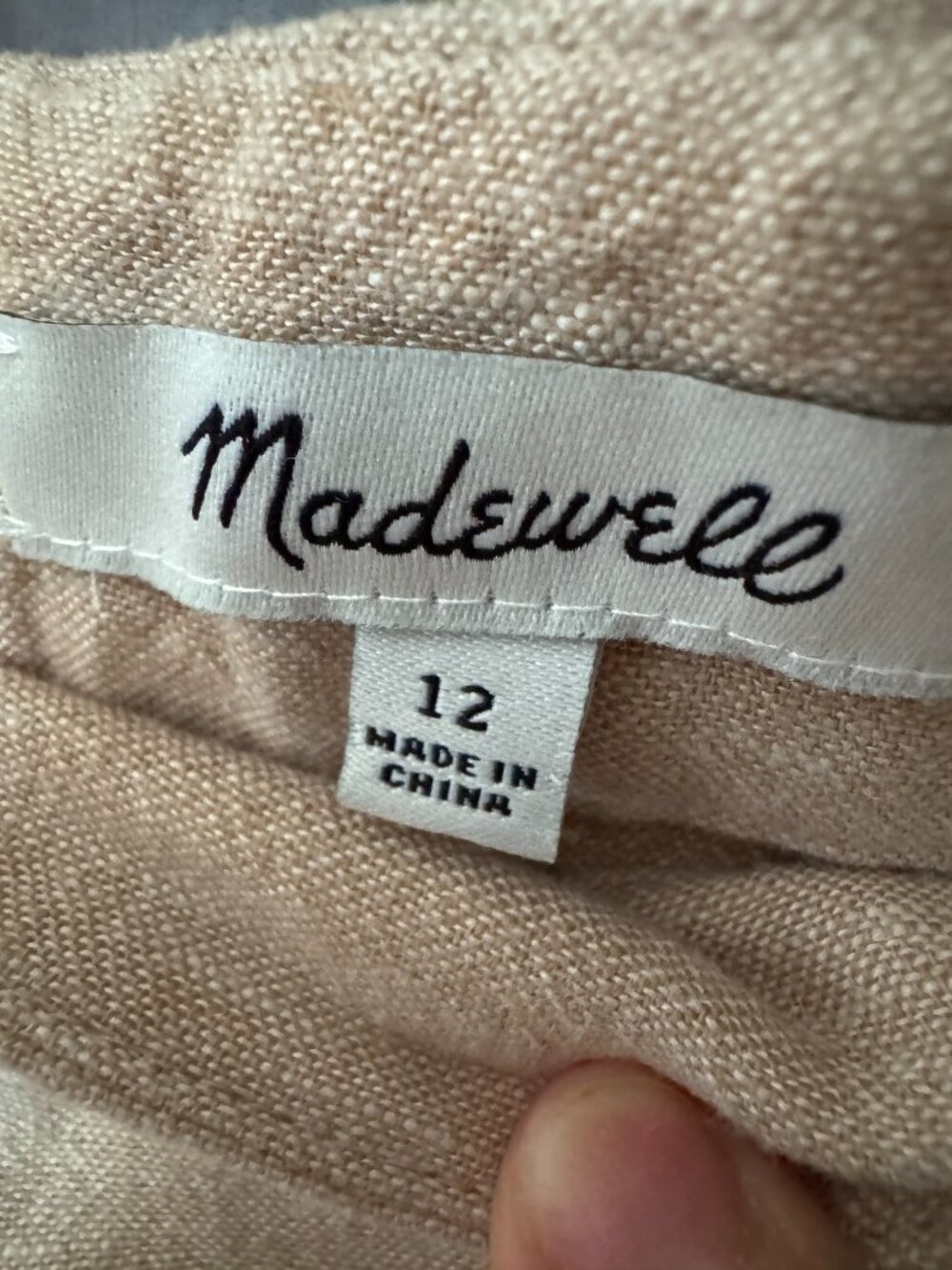 Madewell ruffle linen midi skirt - Picture 5 of 5